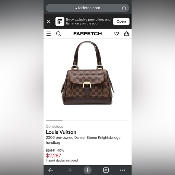 LOUIS VUITTON
Knightsbridge bag - Picture 11 of 11